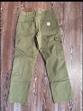 Carhartt Olive Cargo Work Pants